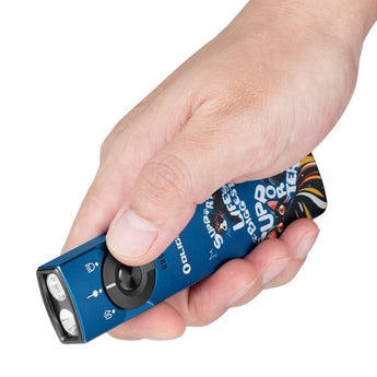 Olight Arkfeld Pro Rechargeable LED Flashlight - 1300 Lumens - Cool White or Neutral White LED - 365nm UV - 520nm Green Laser - Uses Built-in 1500mAh Li-Poly Battery Pack - Black and Additional Colors