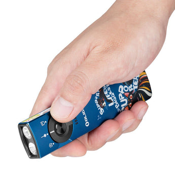 Olight Arkfeld Pro Rechargeable LED Flashlight - 1300 Lumens - Cool White or Neutral White LED - 365nm UV - 520nm Green Laser - Uses Built-in 1500mAh Li-Poly Battery Pack - Black and Additional Colors