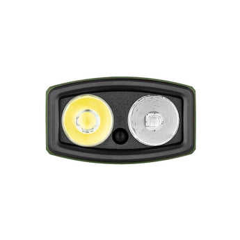 Olight Arkfeld Pro Rechargeable LED Flashlight - 1300 Lumens - Cool White or Neutral White LED - 365nm UV - 520nm Green Laser - Uses Built-in 1500mAh Li-Poly Battery Pack - Black and Additional Colors