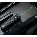 Olight Arkfeld Pro Rechargeable LED Flashlight - 1300 Lumens - Cool White or Neutral White LED - 365nm UV - 520nm Green Laser - Uses Built-in 1500mAh Li-Poly Battery Pack - Black and Additional Colors