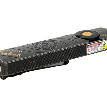 Olight Arkfeld Pro Rechargeable LED Flashlight - 1300 Lumens - Cool White or Neutral White LED - 365nm UV - 520nm Green Laser - Uses Built-in 1500mAh Li-Poly Battery Pack - Black and Additional Colors