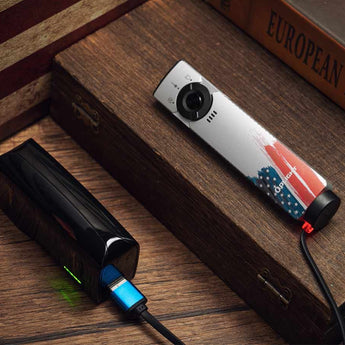 Olight Arkfeld Pro Rechargeable LED Flashlight - 1300 Lumens - Cool White or Neutral White LED - 365nm UV - 520nm Green Laser - Uses Built-in 1500mAh Li-Poly Battery Pack - Black and Additional Colors