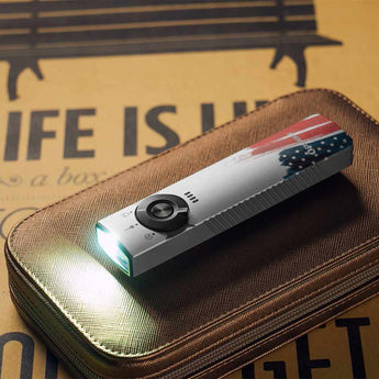 Olight Arkfeld Pro Rechargeable LED Flashlight - 1300 Lumens - Cool White or Neutral White LED - 365nm UV - 520nm Green Laser - Uses Built-in 1500mAh Li-Poly Battery Pack - Black and Additional Colors