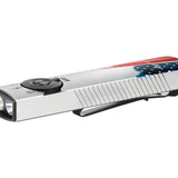 Olight Arkfeld Pro Rechargeable LED Flashlight - 1300 Lumens - Cool White or Neutral White LED - 365nm UV - 520nm Green Laser - Uses Built-in 1500mAh Li-Poly Battery Pack - Black and Additional Colors