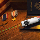 Olight Arkfeld Pro Rechargeable LED Flashlight - 1300 Lumens - Cool White or Neutral White LED - 365nm UV - 520nm Green Laser - Uses Built-in 1500mAh Li-Poly Battery Pack - Black and Additional Colors