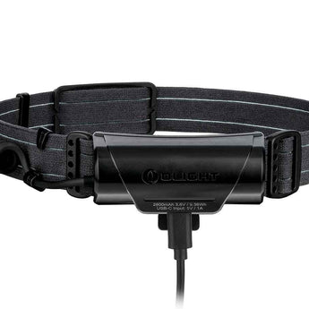 Olight Array 2S Wave Control USB-C Rechargeable LED Headlamp - 1000 Lumens - Uses Built-in 2600mAh Li-ion Battery Pack - Black, Midnight Blue (Limited Edition)