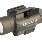 Olight Baldr Pro Weapon Light with Green Laser - Black or Desert Tan - 1350 Lumens - Includes 2 x CR123A
