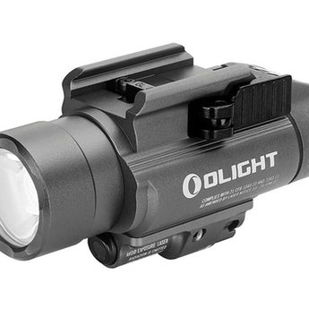 Olight Baldr Pro Weapon Light with Green Laser - Black or Desert Tan - 1350 Lumens - Includes 2 x CR123A