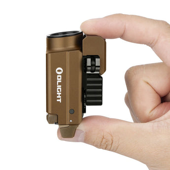 Olight Baldr S BL Rechargeable Weapon Light with Blue Laser - 800 Lumens - Uses Built-In 380mAh Li-Poly Battery Pack - Black or Desert Tan