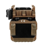 Olight Baldr S BL Rechargeable Weapon Light with Blue Laser - 800 Lumens - Uses Built-In 380mAh Li-Poly Battery Pack - Black or Desert Tan