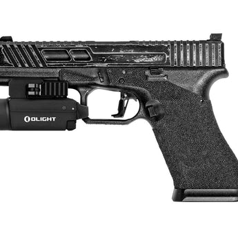 Olight Baldr S BL Rechargeable Weapon Light with Blue Laser - 800 Lumens - Uses Built-In 380mAh Li-Poly Battery Pack - Black or Desert Tan