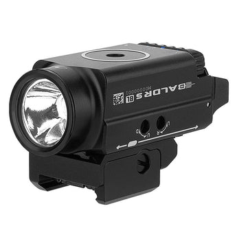 Olight Baldr S BL Rechargeable Weapon Light with Blue Laser - 800 Lumens - Uses Built-In 380mAh Li-Poly Battery Pack - Black or Desert Tan