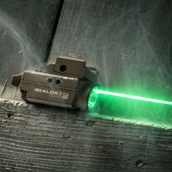 Olight Baldr S Rechargeable Weapon Light with Green Laser - 800 Lumens -  Uses Built-In 380mAh Li-Poly Battery Pack -  Black, Desert Tan, or Flat Dark Earth (FDE)