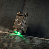 Olight Baldr S Rechargeable Weapon Light with Green Laser - 800 Lumens -  Uses Built-In 380mAh Li-Poly Battery Pack -  Black, Desert Tan, or Flat Dark Earth (FDE)