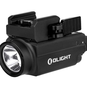 Olight Baldr S Rechargeable Weapon Light with Green Laser - 800 Lumens -  Uses Built-In 380mAh Li-Poly Battery Pack -  Black, Desert Tan, or Flat Dark Earth (FDE)