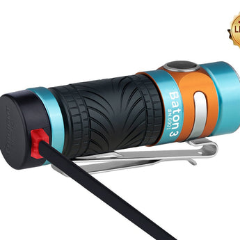 Olight Baton 3 Rechargeable LED Flashlight - 1200 Lumens - Luminus SST40 - Includes 1 x 16340 - Available in Black, Red, and Limited Edition Colors - Standard or Premium