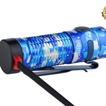 Olight Baton 3 Rechargeable LED Flashlight - 1200 Lumens - Luminus SST40 - Includes 1 x 16340 - Available in Black, Red, and Limited Edition Colors - Standard or Premium