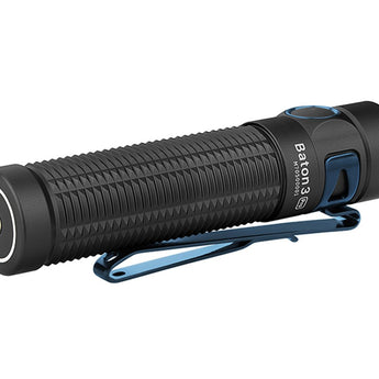 Olight Baton 3 Pro Rechargeable LED Flashlight - 1500 Lumens - Includes 1 x 18650 - Multiple Color and Limited Edition Options Available