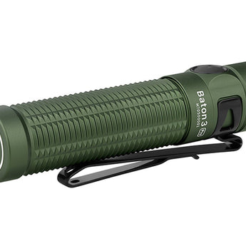 Olight Baton 3 Pro Rechargeable LED Flashlight - 1500 Lumens - Includes 1 x 18650 - Multiple Color and Limited Edition Options Available