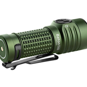 Olight Baton Turbo Rechargeable LED Flashlight - 1000 Lumens - Includes 1 x 18350 - Black, Orange, or OD Green (Discontinued Test)