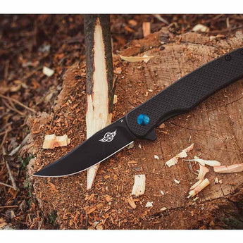 Olight Chital Mini Folding Knife - G10 Handle - D2 Blade - Black