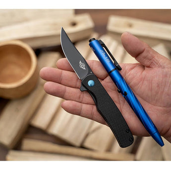 Olight Chital Mini Folding Knife - G10 Handle - D2 Blade - Black