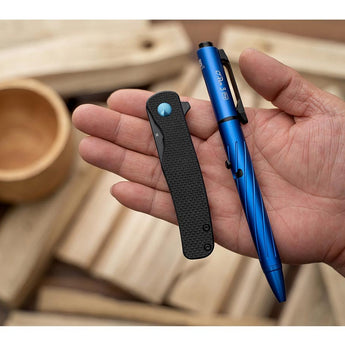 Olight Chital Mini Folding Knife - G10 Handle - D2 Blade - Black