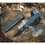 Olight Chital Mini Folding Knife - G10 Handle - D2 Blade - Black