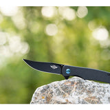 Olight Chital Mini Folding Knife - G10 Handle - D2 Blade - Black