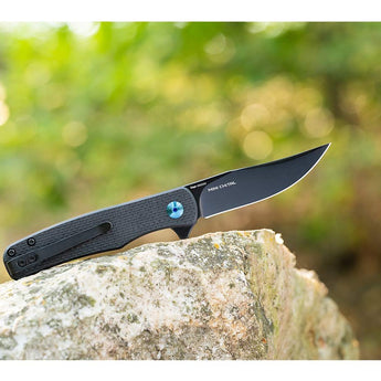 Olight Chital Mini Folding Knife - G10 Handle - D2 Blade - Black