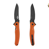 Olight Drever Oknife - 3.36 Inch Blade, Sheepsfoot, Straight Edge - G10 or Micarta Handle - Stonewashed Blade - Black, Blue, OD Green, White (Limited Edition), or Orange (Limited Edition)