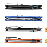 Olight Drever Oknife - 3.36 Inch Blade, Sheepsfoot, Straight Edge - G10 or Micarta Handle - Stonewashed Blade - Black, Blue, OD Green, White (Limited Edition), or Orange (Limited Edition)