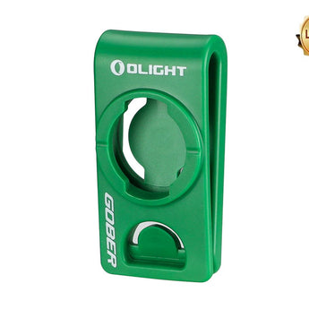 Olight Gober USB-C Rechargeable LED Safety Light - 4 Lumens - Includes Built-in 240mAh Li-ion Battery Pack - Black, LE Green, or LE Red