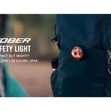 Olight Gober USB-C Rechargeable LED Safety Light - 4 Lumens - Includes Built-in 240mAh Li-ion Battery Pack - Black, LE Green, or LE Red