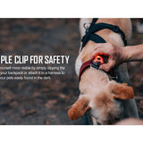 Olight Gober USB-C Rechargeable LED Safety Light - 4 Lumens - Includes Built-in 240mAh Li-ion Battery Pack - Black, LE Green, or LE Red