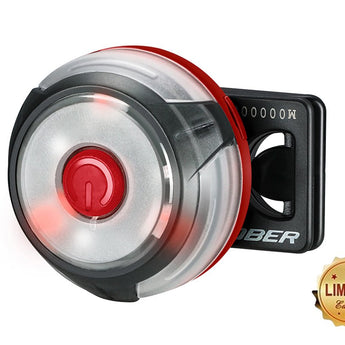 Olight Gober USB-C Rechargeable LED Safety Light - 4 Lumens - Includes Built-in 240mAh Li-ion Battery Pack - Black, LE Green, or LE Red