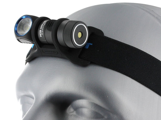 Olight H1R Nova CW Rechargeable LED Headlamp - Angle Shot