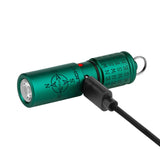 Olight I1R 2 Pro EOS Keychain Twist USB-C Rechargeable Flashlight - Cardinal Directions Edition - Chip Scale LED - 180 Lumens - Uses Built-In 130mAh Battery Pack - North, South, East, West and Center