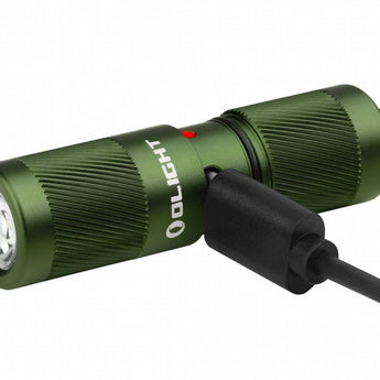 Olight I1R 2 Pro EOS Keychain Twist USB-C Rechargeable Flashlight - Chip Scale LED - 180 Lumens - Uses Built-In Battery Pack - Multiple Color Options