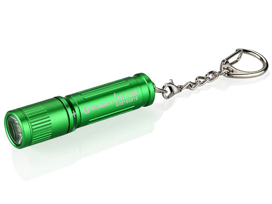Olight I3E EOS Gift Box Edition Compact Flashlight - Philips LUXEON TX LED - 90 Lumens - Includes 1 x AAA - Green