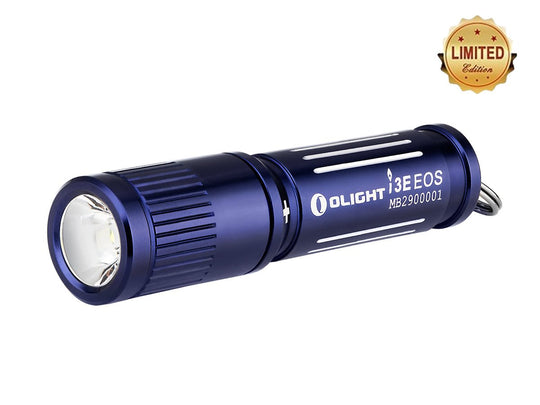 Olight I3E LED Keylight - 90 Lumens - Includes 1 x AAA - Regal Blue