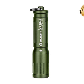 Olight I3E LED Keylight - 90 Lumens - Includes 1 x AAA -Â OD Green