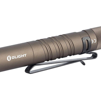 Olight I3T EOS Dual-Output Slim EDC Flashlight - Philips LUXEON TX CW LED - 180 Lumens - Includes 1 x AAA - Black and Additional Colors - Limited Edition Options Available