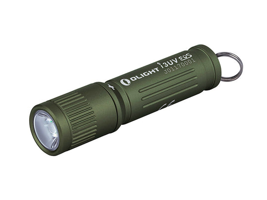 Olight I3UV Compact Flashlight - 395nm UV - Includes 1 x AAA - OD Green