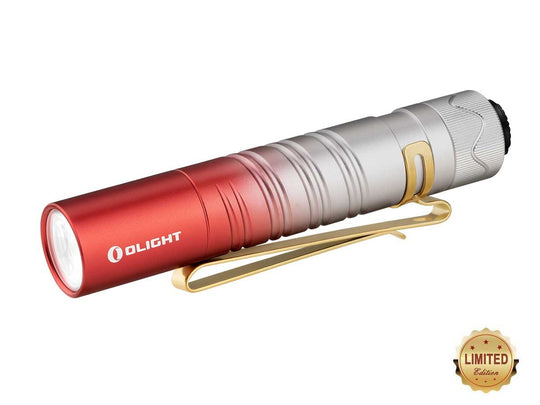 Olight I5R LED Flashlight - 350 Lumens - Includes 1 x USB-C Rechargeable 14500 - Rose Red