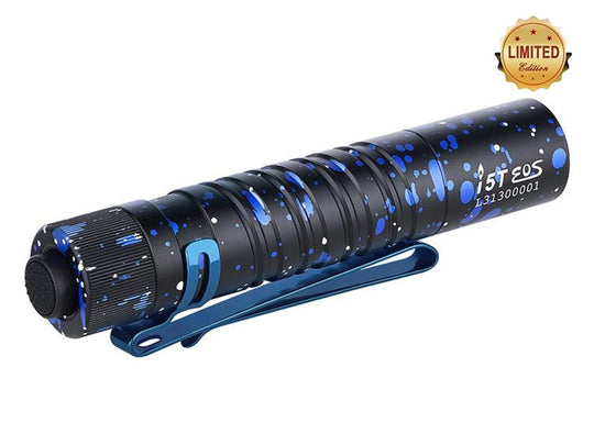 Olight I5T EOS Compact LED Flashlight - 300 Lumens - OSRAM P9 - Includes 1 x AA - Stardust