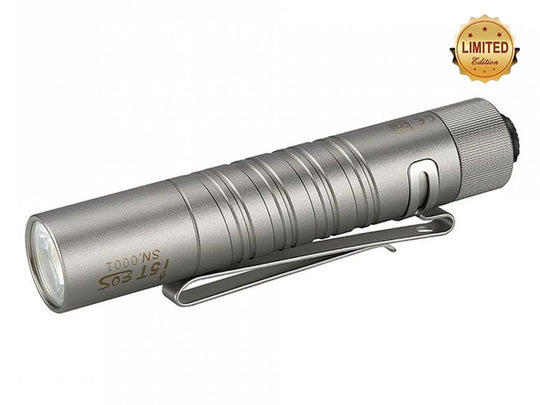 Olight I5T EOS Compact LED Flashlight - 300 Lumens - Includes 1 x AA - Titanium