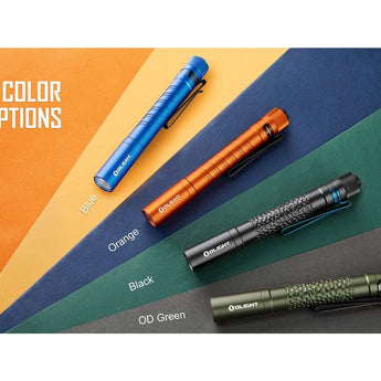 Olight I5T Plus LED Flashlight - 550 Lumens - 3000K, 5000K, or 6000K - Includes 2 x AA - Black, Blue, Orange, or OD Green