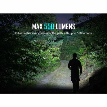 Olight I5T Plus LED Flashlight - 550 Lumens - 3000K, 5000K, or 6000K - Includes 2 x AA - Black, Blue, Orange, or OD Green