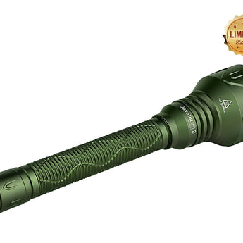 Olight Javelot Pro 2 Ultra-Bright Long Distance Rechargeable LED Searchlight - 2500 Lumens - Includes Li-ion Battery Pack - Black or Limited Edition OD Green
